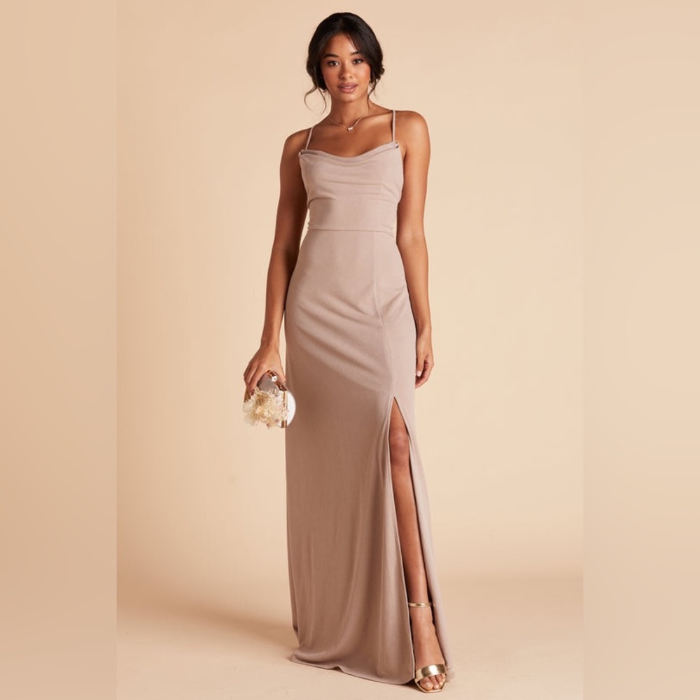 Birdy Grey ASH CREPE DRESS - TAUPE